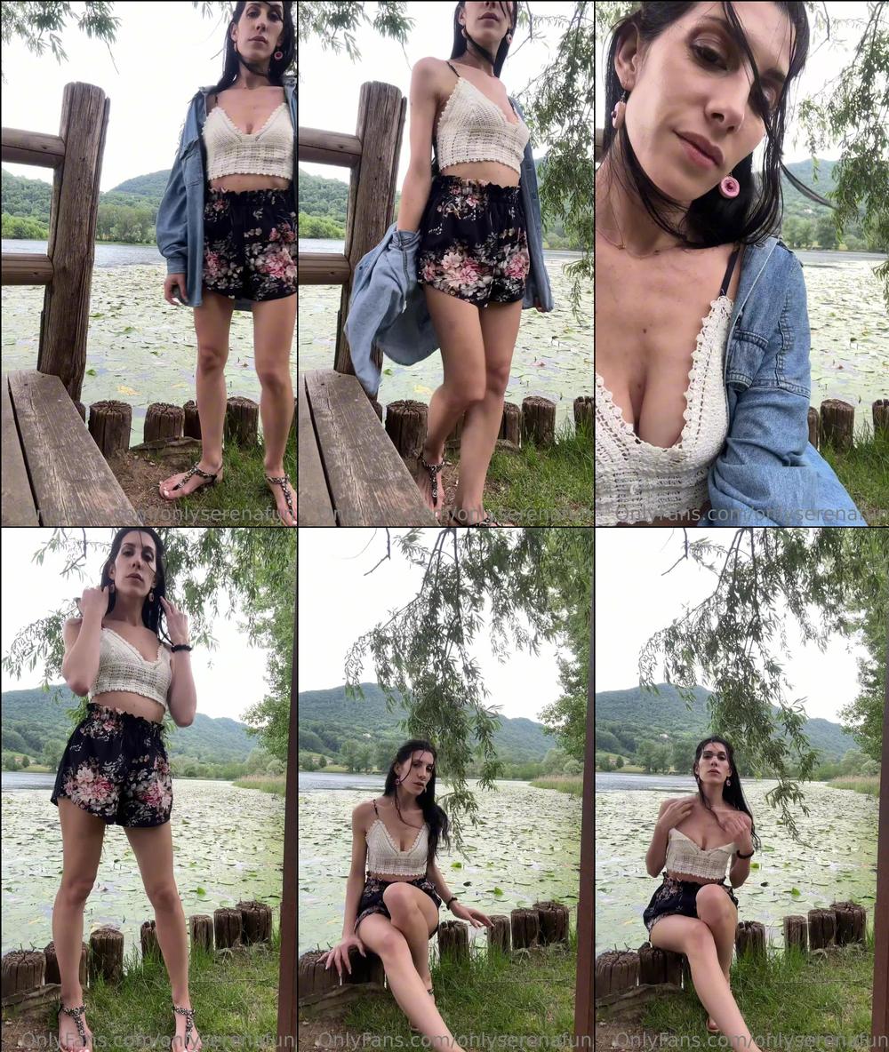 onlyserenafun 613640153 faccio la zozza al lago i get dirty at the lake 1