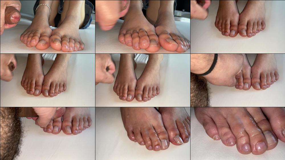 JERK OFF OVER LONG TOES - February 13, 2024