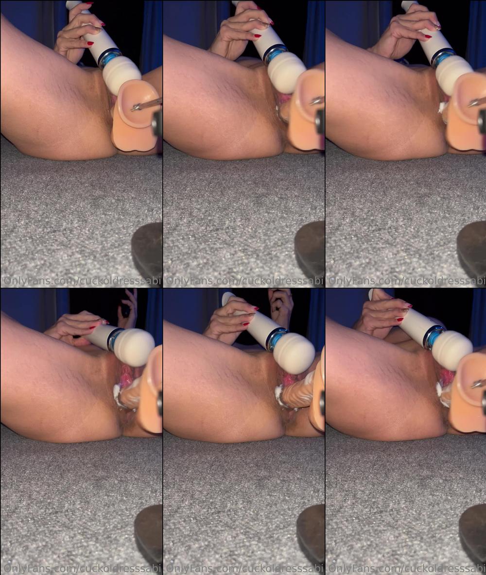 cuckoldresssabi 23 05 2023 2881657433 the creammmm this machine makes me have. omg obsessed 
