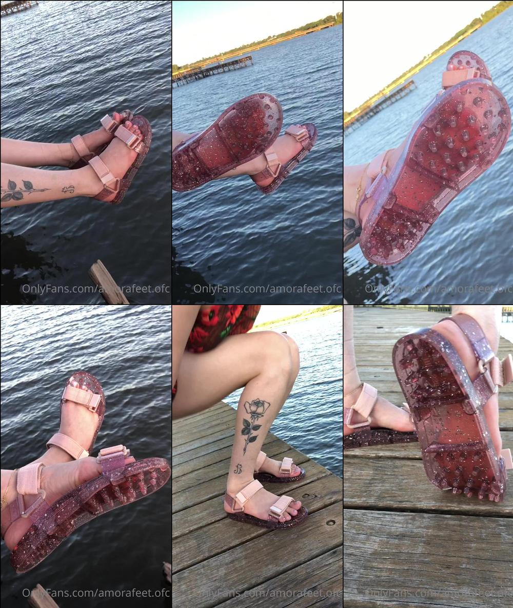 amorafeet.ofc 27 06 2022 2500713245 Shoeplay with a lake view 