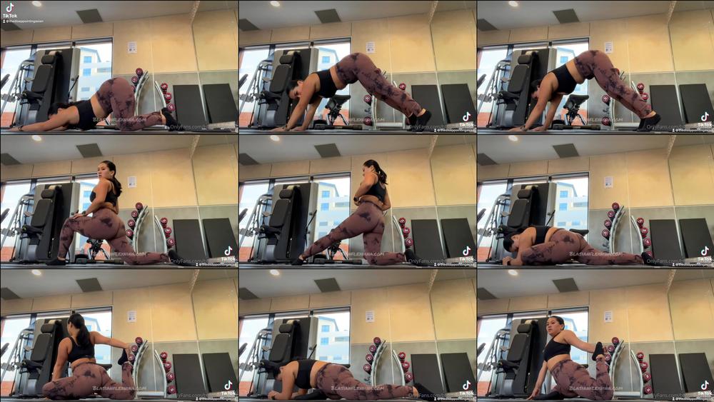 onlyninalee 455500934 i did a deep stretch after working out and thought i would video it for you. i feel like i m really progressing with all my splits. i don t always get them every time but i fee