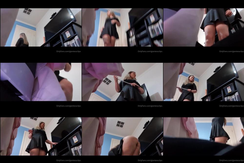giantessclips 13 08 2021 2186146190 Dani loves teasing you in this giantess clip, stripping down and swallowing you  For more 