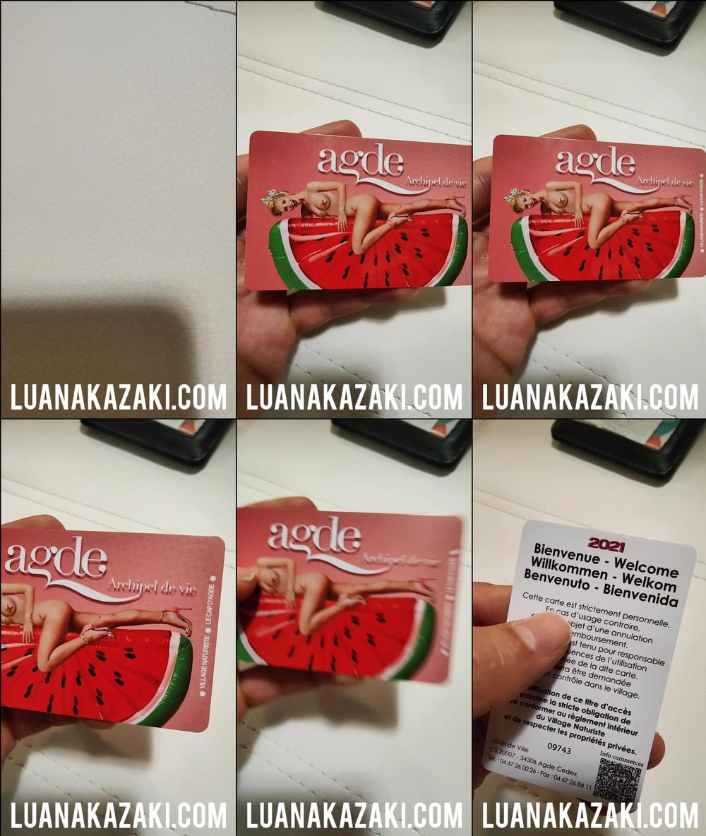 kazakiluana 04 07 2021 2153193618 O cartÃ£o pessoal de identificaÃ§Ã£o para a entrada de Cap D'agde