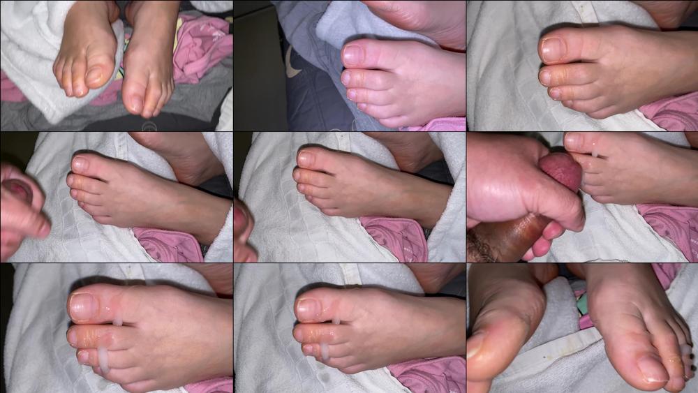 JERK OFF OVER LONG UNPOLISHED TOES - April 09, 2025