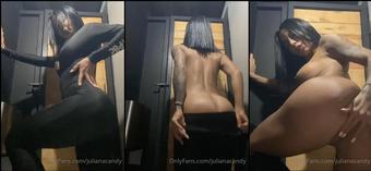 julianacandy 25 02 2021 2041063397 Yesterday I went to a restaurant, I couldn't resist going to the bathroom to touch myself  (julianacandy)