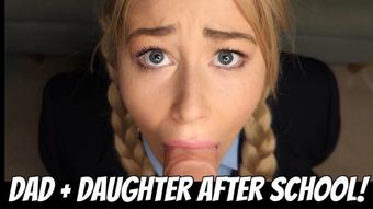 step-Dad and step-daughter TABOO!)  after school - February 14, 2023 (LuluBlue_x)