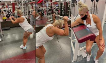 queenkarma69 01 05 2021 2098151851 The first two exercises are a great superset to fire up the lower lats. Reverse grip pull  (queenkarma69)