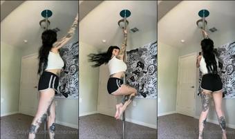 witchbrews 23 08 2020 756378268 would yâall tune in for virtual strip club if I get good enough at pole  haha yâall be (witchbrews)