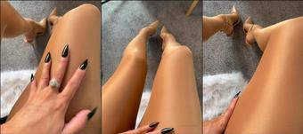 missesdiscreets 01 11 2022 2662357583 Good morning  Do you like My Wolfords neon 40 in Gobi and My beautiful nude Loubou (missesdiscreets)