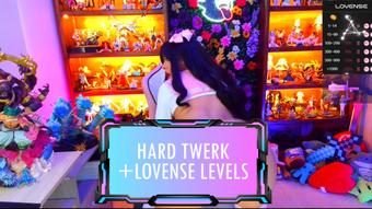 Hard Twerking with Lovense Levels - January 02, 2024 (gundamchick)