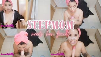 Step-Mom Needs Her Facial Before Bed - June 04, 2024 (Lilly Munster)