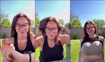 thebrittanyxoxo 1064949160 my gooooooood morning video in my backyard  (thebrittanyxoxo)