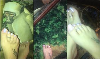 footsiegalore 17 06 2019 37917513 What draws your eye more the crazy hotel room or these cute toes   (footsiegalore)