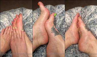 barefootbbabyvip 16 06 2022 2490725567 lotion massage 3 i love how slippery and soft it feels when i massage my feet together (barefootbbabyvip)