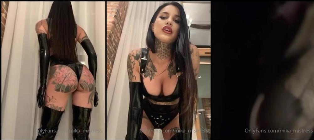 mistress mika 38185815 2020 08 06 ass worship.....not for a worthless sub like you. you are my boot licker.