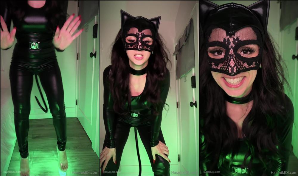 hasmikjoi 1314684975 early ph vid sunday femdom cat whips ur balls torment joihasmik is enjoi ing the latex power her cat suit lends her. she whips slaps and teases your balls into a panic. think you ll 