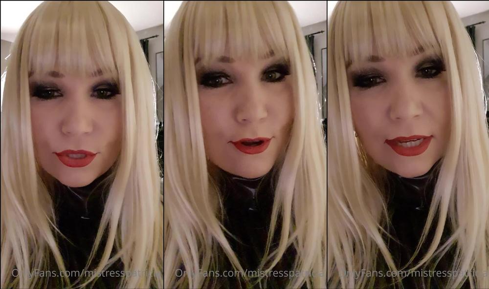 mistresspatricia 02 06 2020 386262245 SchlÃ¤ft ein SM Studio  Nein  Ich kann es nicht erwarten und hoffe die Zeit des TÃ¤tigkeit