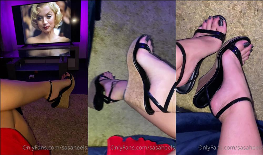 sasaheels 09 10 2022 2633514258 You come to take my shoes off, after a long day of walking in these heels 