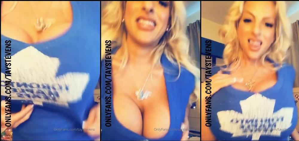 taystevens 03 07 2019 41091365 Since hockey season is over i figured i would give you this jiggle vid  ) heheh enjoy the 