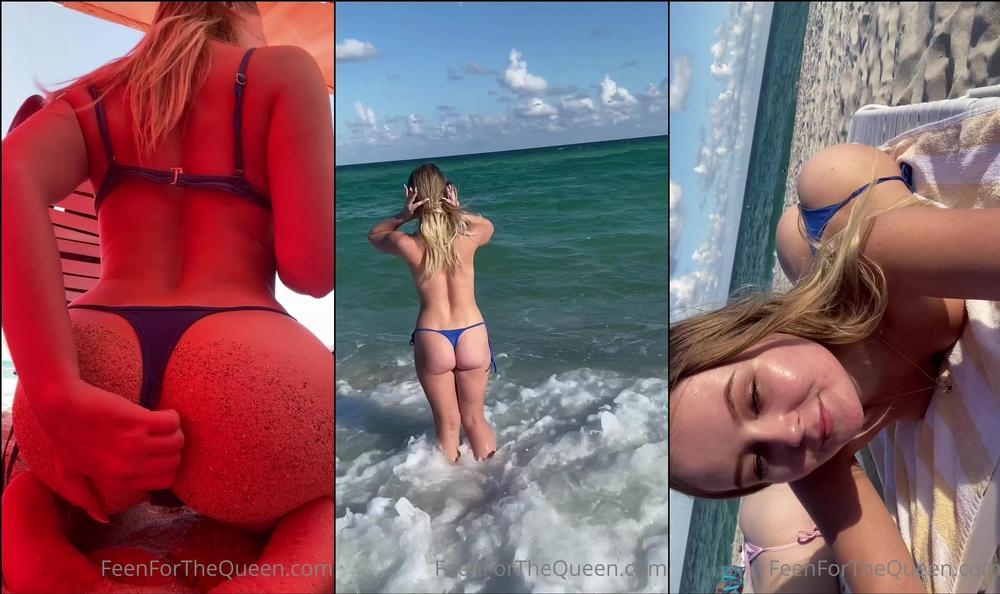 thenataliaqueen 07 01 2022 2323409314 Like this post if you love me flashing everyone on the beach    