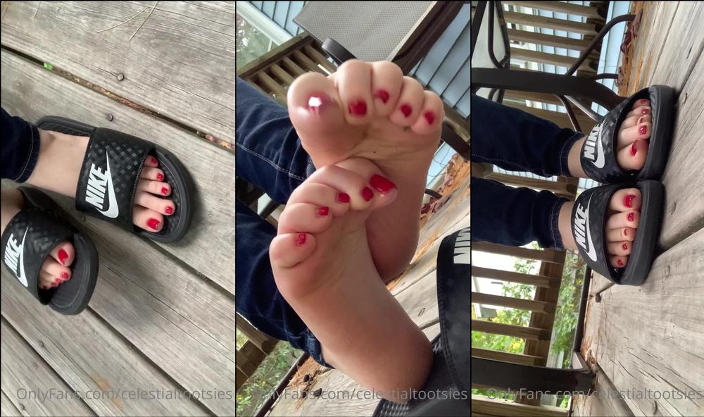 celestialtootsies 22 10 2020 1123287514 Hmm I thought I posted this before but I guess I didnât.. well  My new pedi is red  