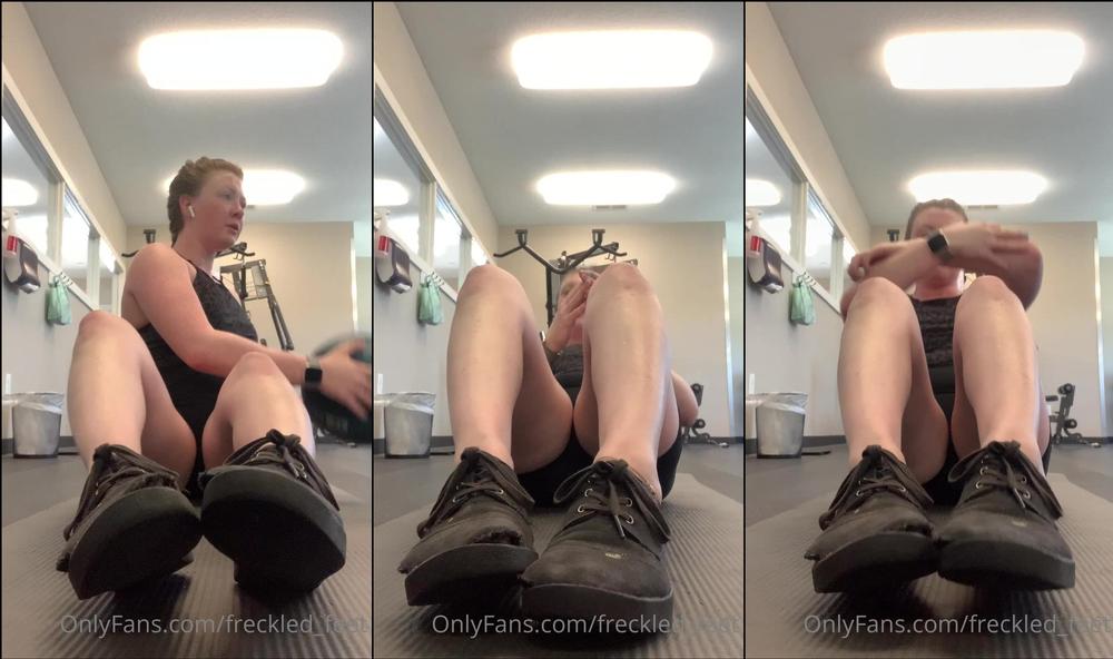 freckled_feet 04 06 2021 2127609171 Who wants to see what my feet look like after this workout (Iâm sockless )