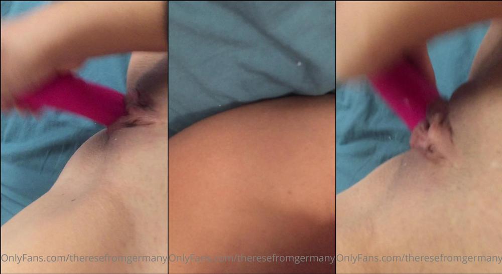 theresefromgermany 313989312 2022 04 24 wet t shirt dildo masturbation 