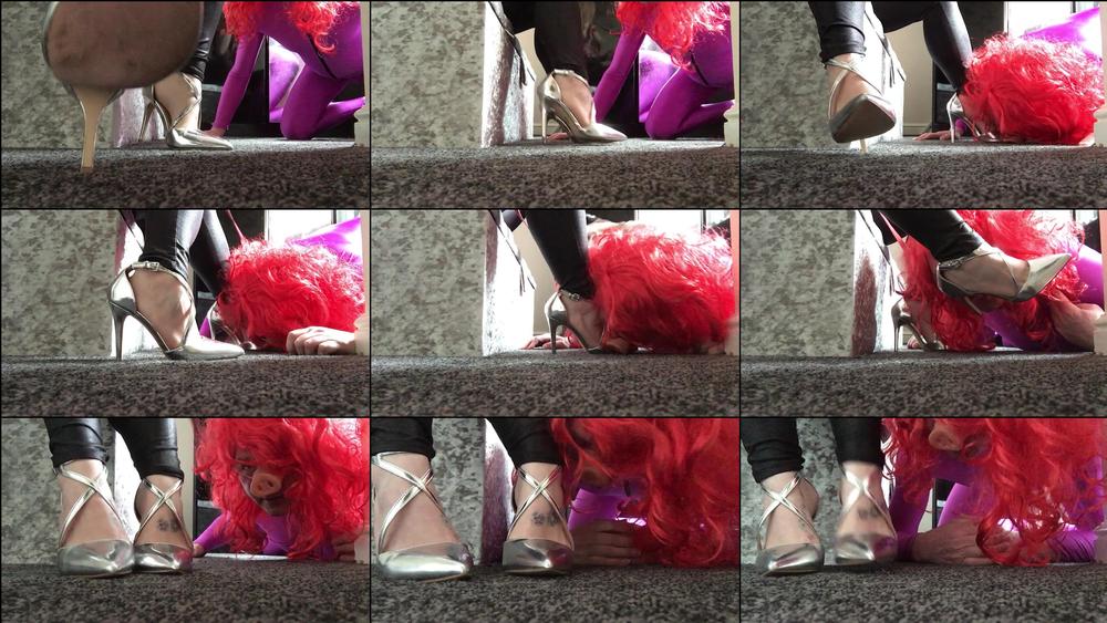 mistresslaura11 121500 2017 03 23 full clip very sexy silver heel worship with lucky bitch