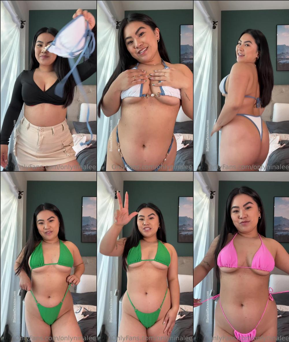 onlyninalee 591407506 i am so ready for summer so i bought some new bikinis and thought i would try them on for you and see what you thought 
