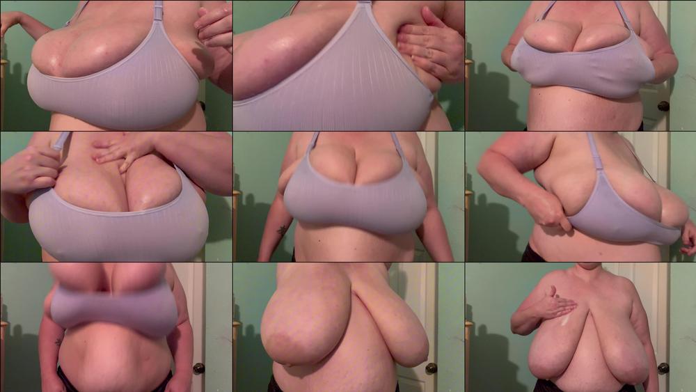 Slippery 40P Breasts: Stepmom's Bra Tearing Tease & JOI - August 04, 2025