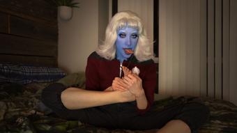 Andorian Sock Removal and Foot Worship - May 10, 2020 (Imilia Audley)